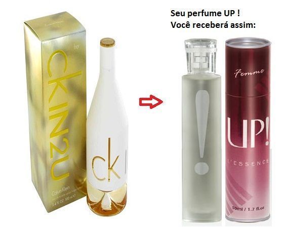 Perfume Feminino 50ml - UP! 36 - Ck in2u Her(*)